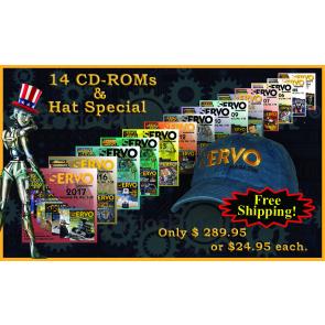 SERVO 14 CD-ROM & Hat Special